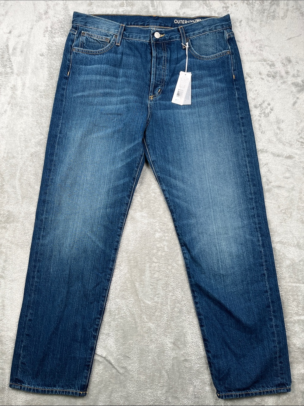 NEW Outerknown 31 Women's Organic Cotton Fillmore Boyfriend Fit SEA Denim Jeans